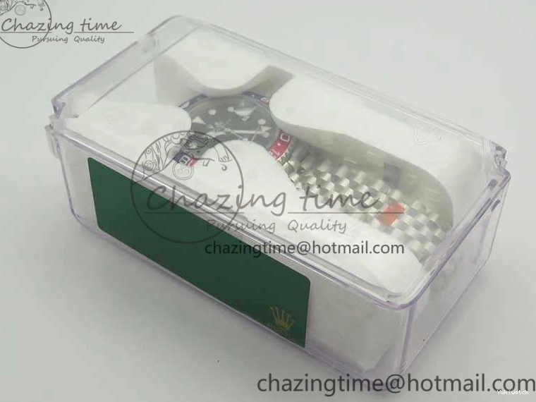 Black BPF SS On Bracelet BLRO Dial Jubilee Edition A2813 SS Maker 126710 GMT-Master Best II 0506